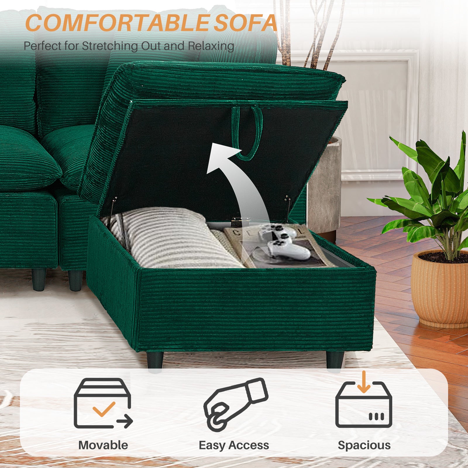 MyDepot Sectional Sofa
COMFORTABLE SOFA