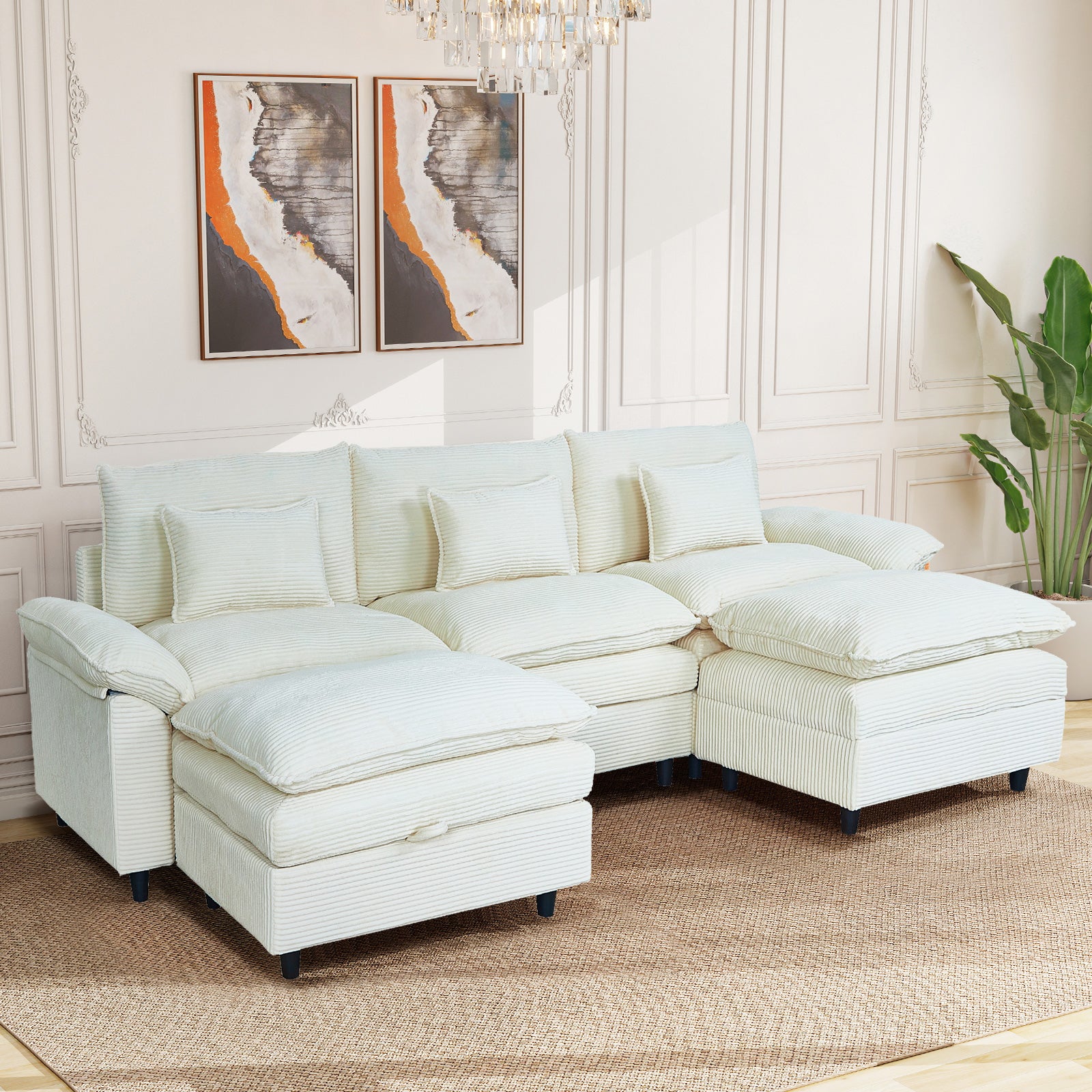 MyDepot Sofa Comfortable Cloud Sectional Couch
Scene graph