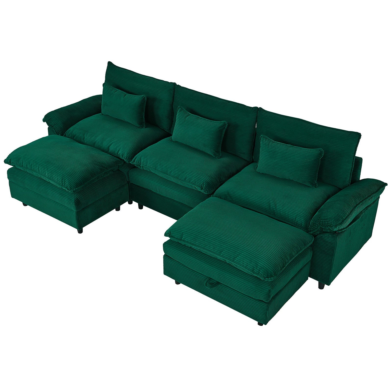MyDepot Sofa Comfortable Cloud Sectional Couch
SPMD-2182GN-3-1-1