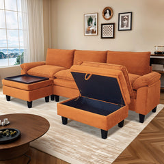 MyDepot Sectional Sofa Corduroy Cloud Couch
Life scene pictures