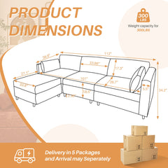 MyDepot Sectional Sofa
PRODUCT
DIMENSIONS