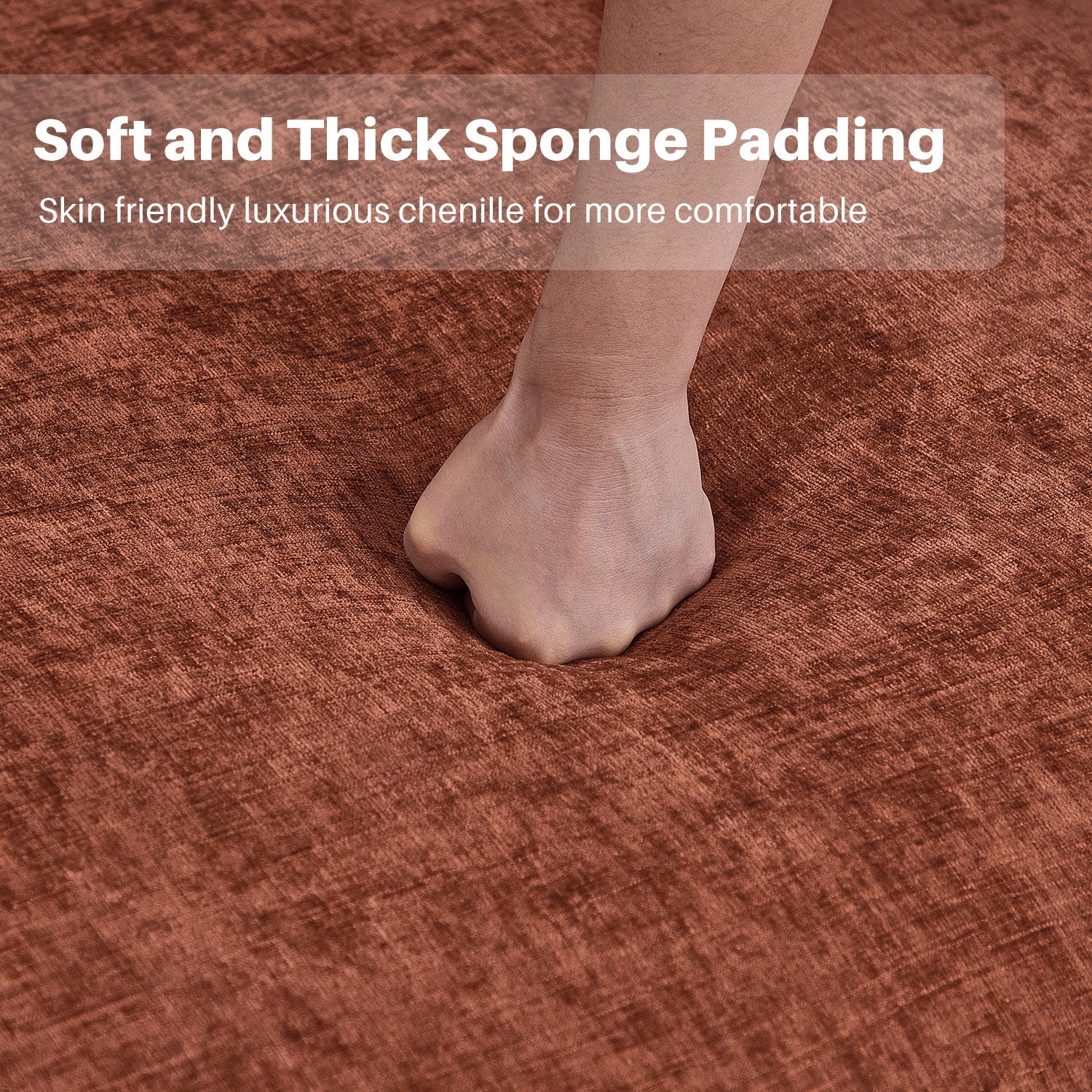 EACH SEAT HAS SUFFICIENT BUILT -IN
Soft and Thick Sponge Padding