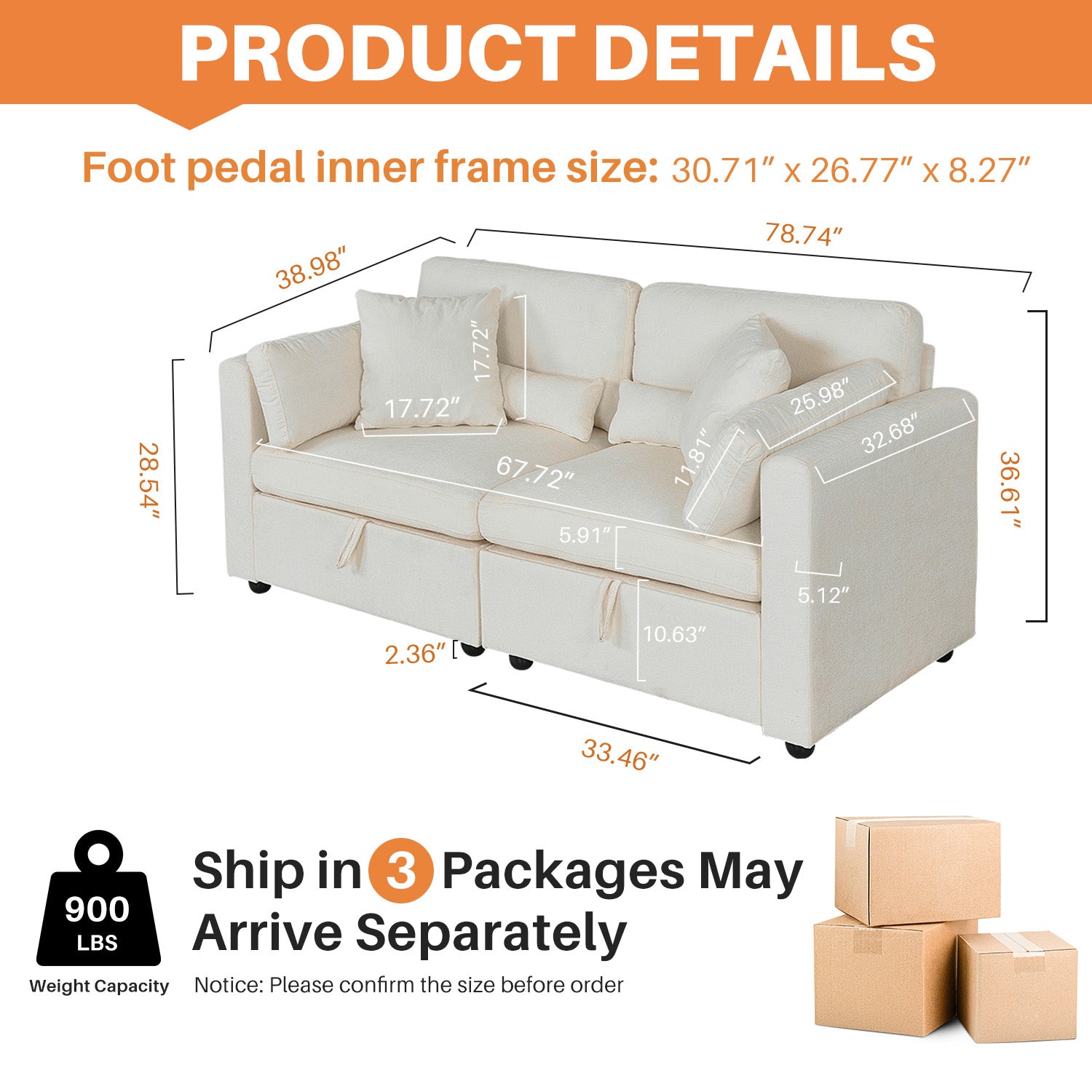 MyDepot Sectional Sofa with Storage Function
PRODUCT DETAILS