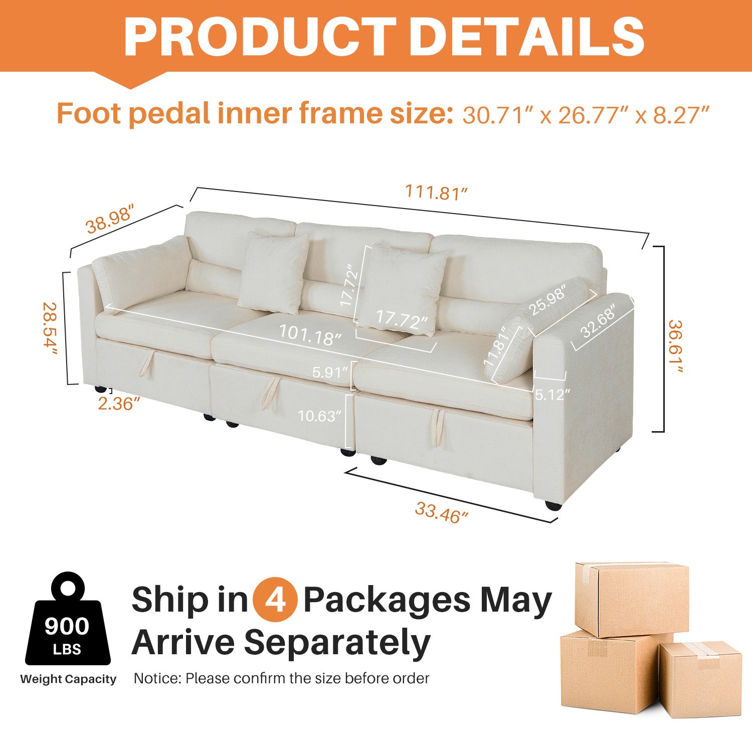 MyDepot Sectional Sofa with Storage Function
PRODUCT DETAILS