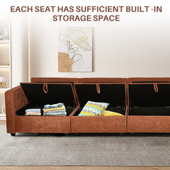 MyDepot Sectional Sofa with Storage Function
EACH SEAT HAS SUFFICIENT BUILT -IN
STORAGE SPACE