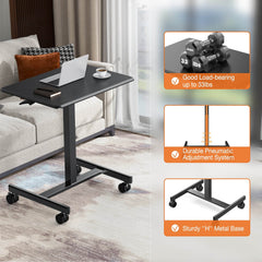 MyDepot Small Standing Desk Good Load-bearingup to 33lbs
Durable PneumaticAdjustment System
Sturdy "H' Metal Base