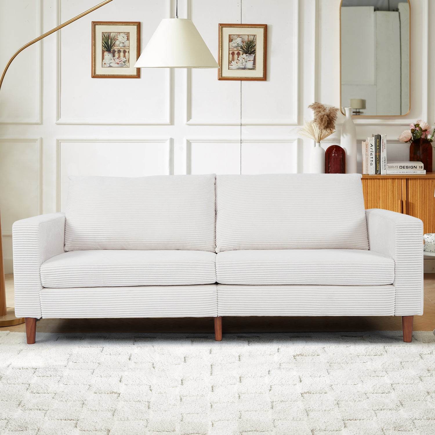 My Depot Sofa Comfort Corduroy Living Room Sofa
Beige
SPMD-2139BG