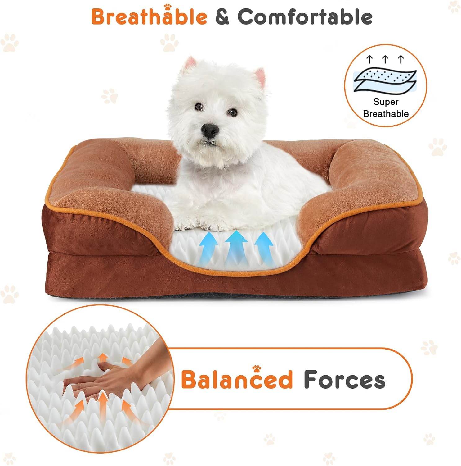 MyDepot Square Pet Bed 
Breath?ble & Comfortable