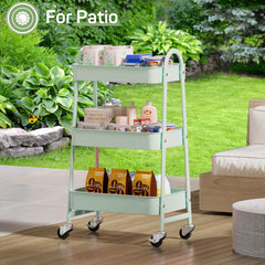MyDepot Utility Cart 3-Tier Kitchen Storage Rack
For Patio