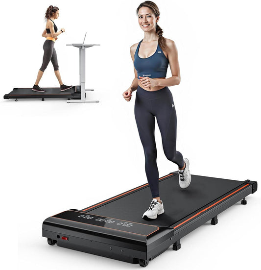 MyDepot Walking Pad Treadmill with Adjustable Speed Running Quietly Portable Home and Office Treadmill - My Depot