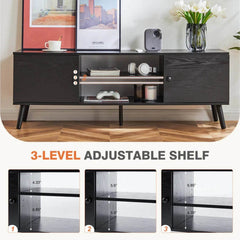 MyDepot Wooden TV Stand
3-LEVEL ADJUSTABLE SHELF