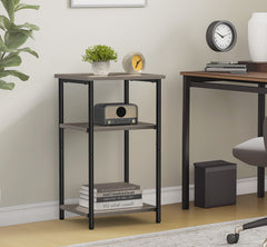 MyDepot 2 Pack Side Table, Small End Table, Tall Nightstand for Living Room, Bedroom, Office, Bathroom