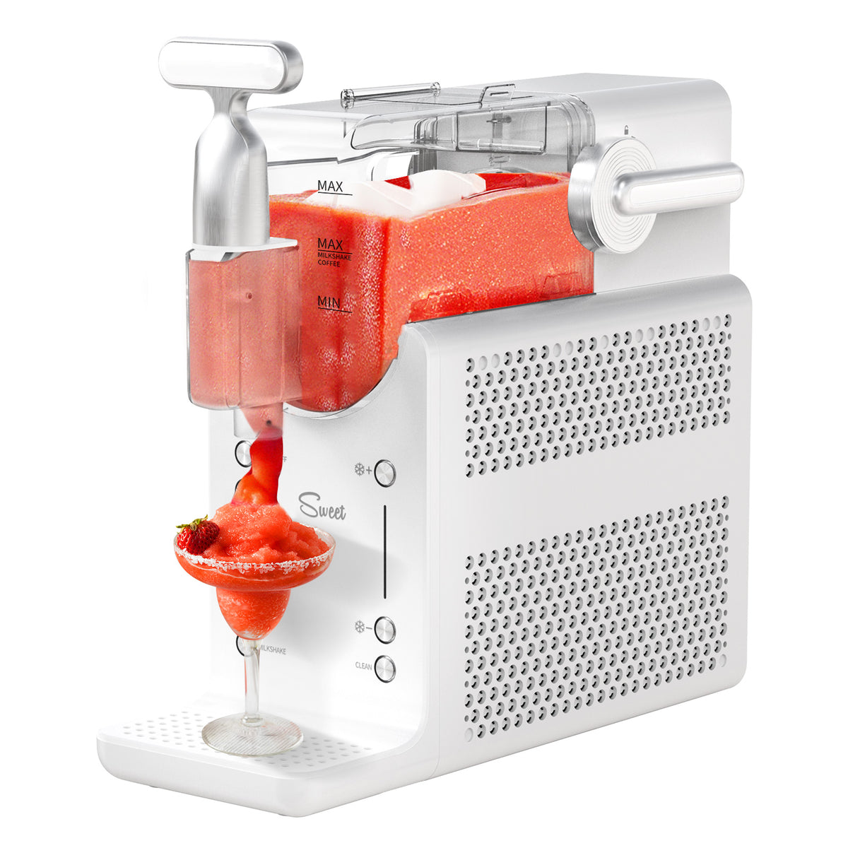 Mydepot Slushie Machine, 15-Minute Slushy Machine(Fastest Results) For Home, Frozen Drink And Slushie Maker With 6 Preset Programs, 12-Hours Long-Lasting Cooling