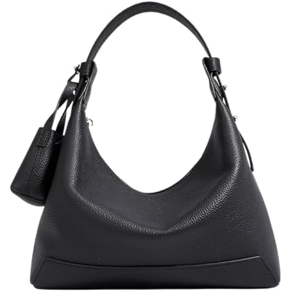 Rosvovo Genuine Leather crossbody Bag for Women, Slouchy crescent Hobo bag Purses shoulder bag with Adjustable Strap