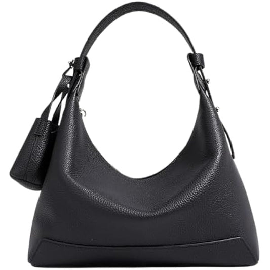 Rosvovo Genuine Leather crossbody Bag for Women, Slouchy crescent Hobo bag Purses shoulder bag with Adjustable Strap