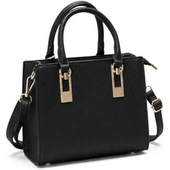 Rosvovo Olive Leather Handbag for Women - Elegant Shoulder Bag & Tote with Adjustable Strap