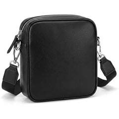 Rosvovo Crossbody Bags for Women, Stylish Vegan Leather Small Purse with Adjustable Strap & Front Pocket, Black Handbag