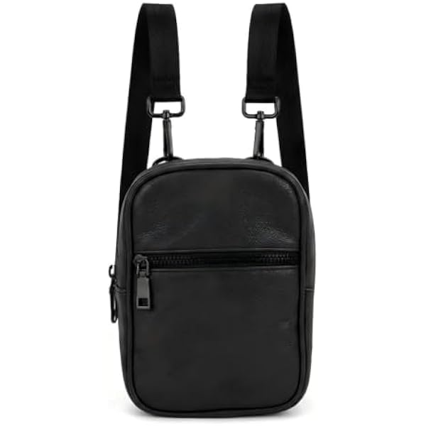 Rosvovo Crossbody Bags - Small Leather Purse for Women | Triple Compartment, Vegan Handbag, Daily Essentials