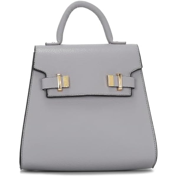 Rosvovo Small Backpack | Structured Mini Satchel, Top Handle, Adjustable Shoulder Straps