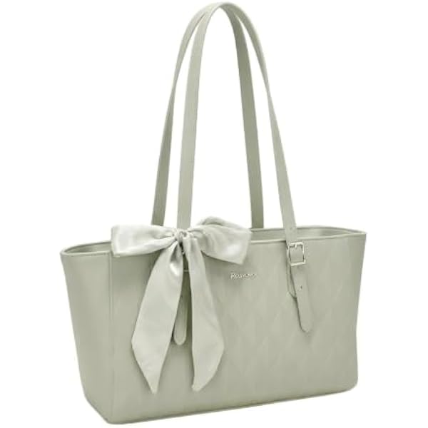 Rosvovo Tote Bag for Women | Large Capacity Tote, Stylish Mint Green Handbag, Work, School