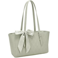 Rosvovo Tote Bag for Women | Large Capacity Tote, Stylish Mint Green Handbag, Work, School
