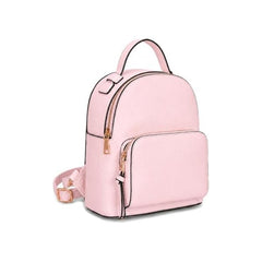Rosvovo Mini Backpack Purse - Stylish Small Backpack for Women, Compact Pink Fashionable Daypack