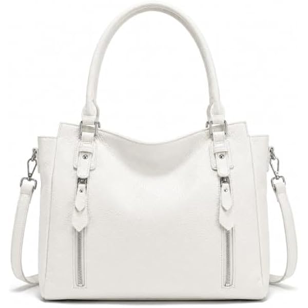Rosvovo Genuine Leather Purses for Women | High Quality Pebbled Leather Handbag, Tote Bag, Daily Use