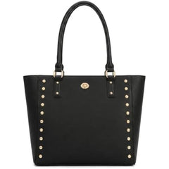Rosvovo Leather Tote Bag for Women, Large Capacity Top Handle Shoulder Bag | Stylish Handbag, Travel, Daily Use