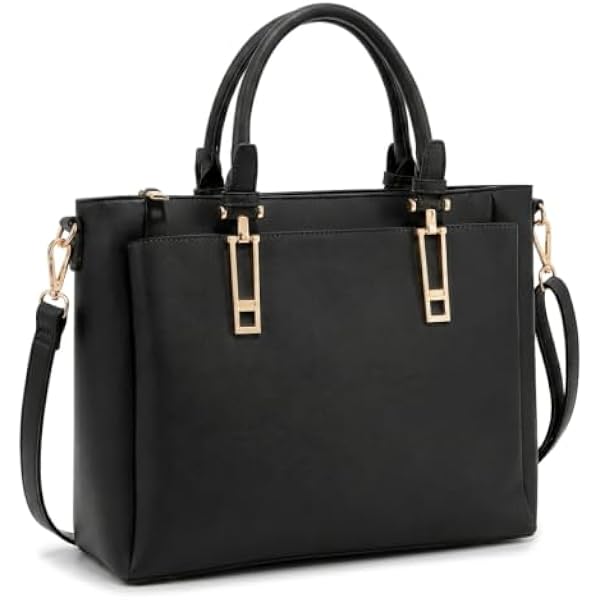 Rosvovo Laptop Bag for Women | Professional Work Tote, Large Purse, Structured Business Handbag, Office and University