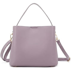 Rosvovo Genuine Leather Tote Bag for Women, Soft Purses Handbags Shoulder Fashion Top Handle Bag Large Capacity