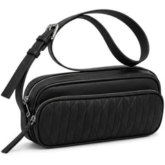 Rosvovo Women's Performance Twill Woodward Small Belt Bag - Lightweight Hands-Free Crossbody Purse