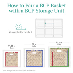Mydepot 6 8 9 Cube Storage Organizer, Open Bookcase, Space-Saving Display Shelf with Removable Back Panels, Easy Assembly
