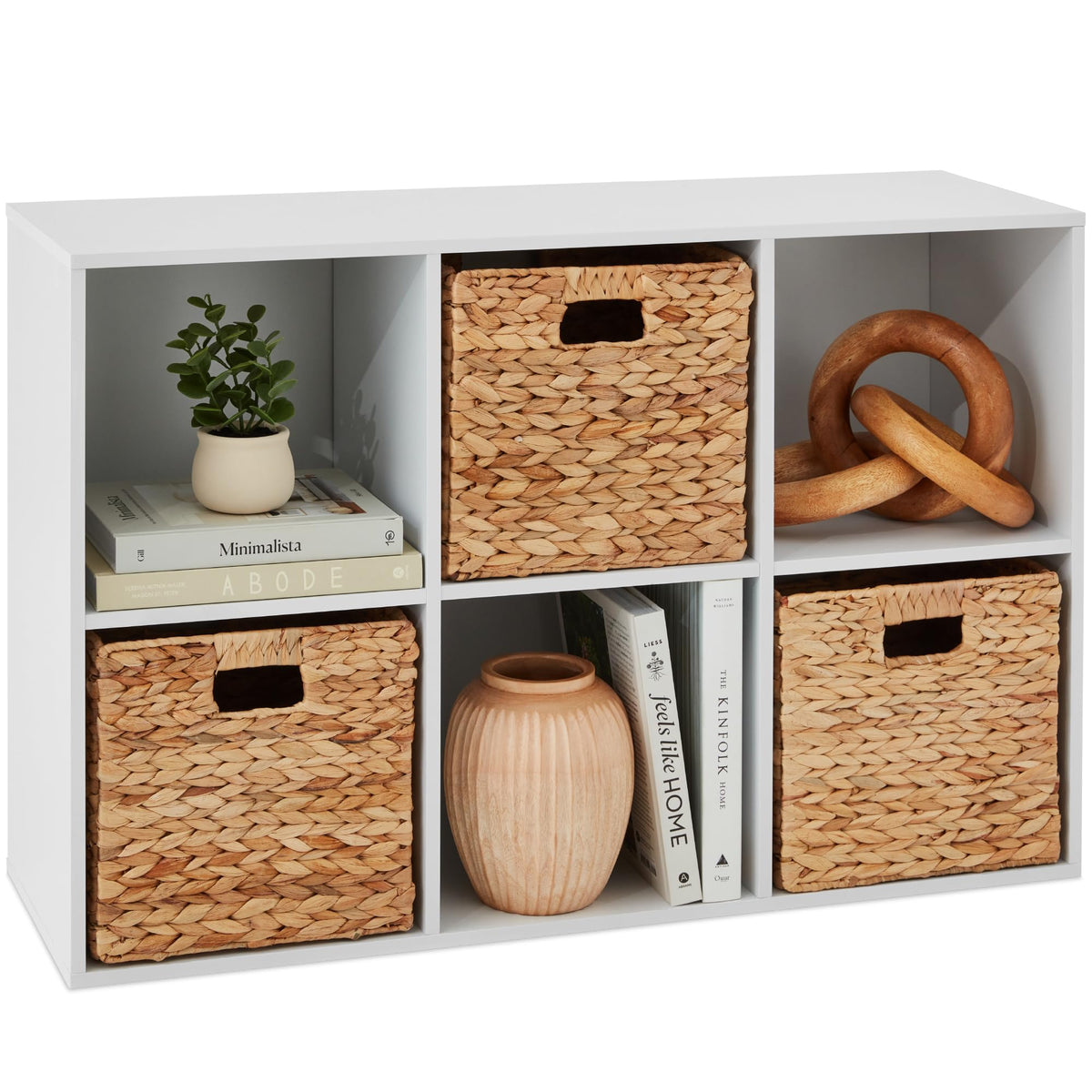 Mydepot 6 8 9 Cube Storage Organizer, Open Bookcase, Space-Saving Display Shelf with Removable Back Panels, Easy Assembly