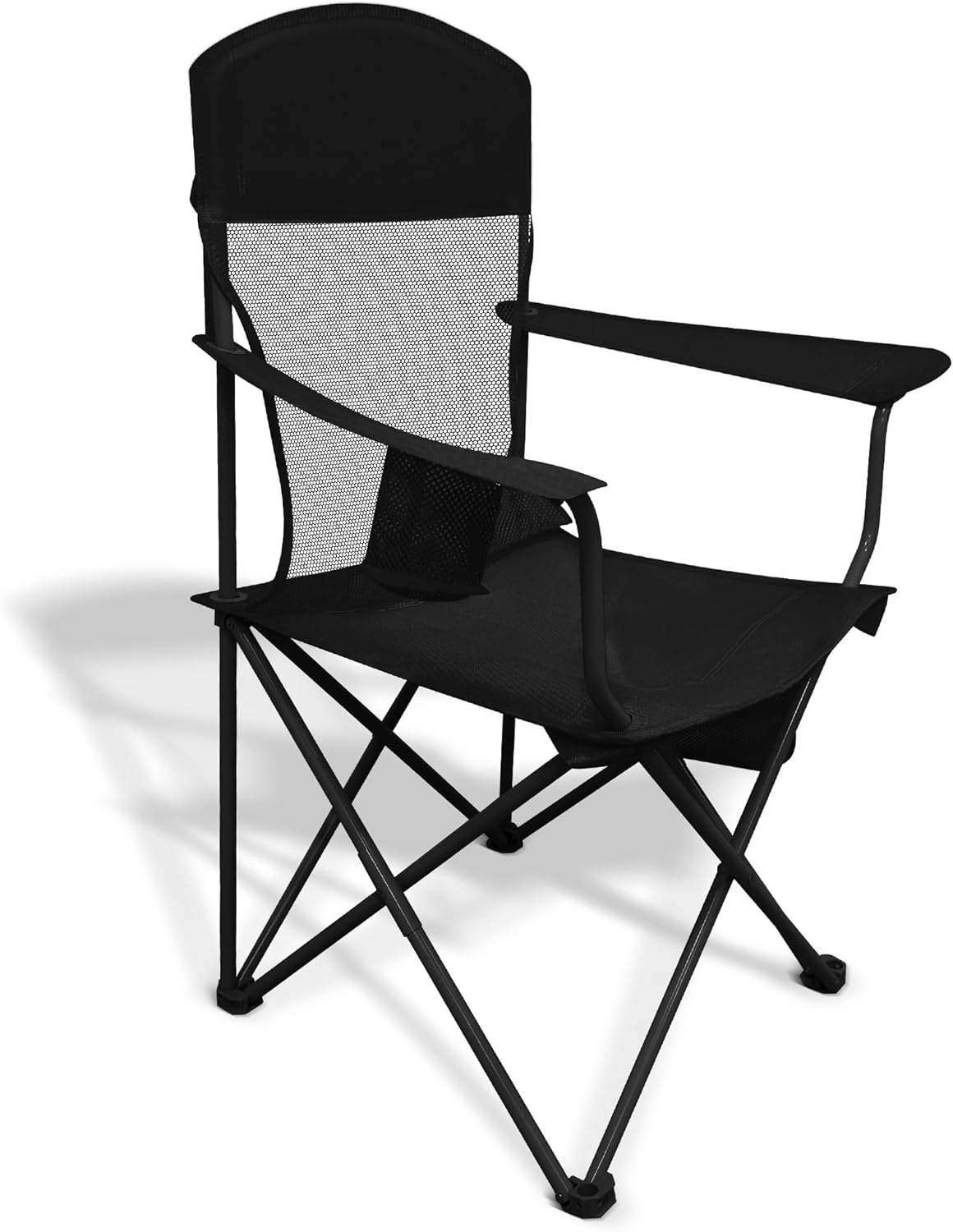 MyDepot Lightweight Camping Chair for Adults, 300lbs Capacity Foldable Portable Lawn Chair with Carry Bag, Outdoor Chair for Camping, Lawn, Beach & Travel