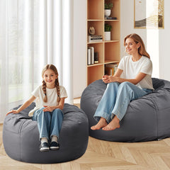 MyDepot Extra Large Bean Bag Sofa – Soft Removable Cover, Side Pockets & Handle