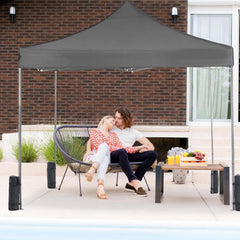 MyDepot 10 x 10 Ft Pop Up Canopy Tent Outdoor Use, Portable Shade Waterproof Beach Tent with Sand Bags for Events Backyard Parties