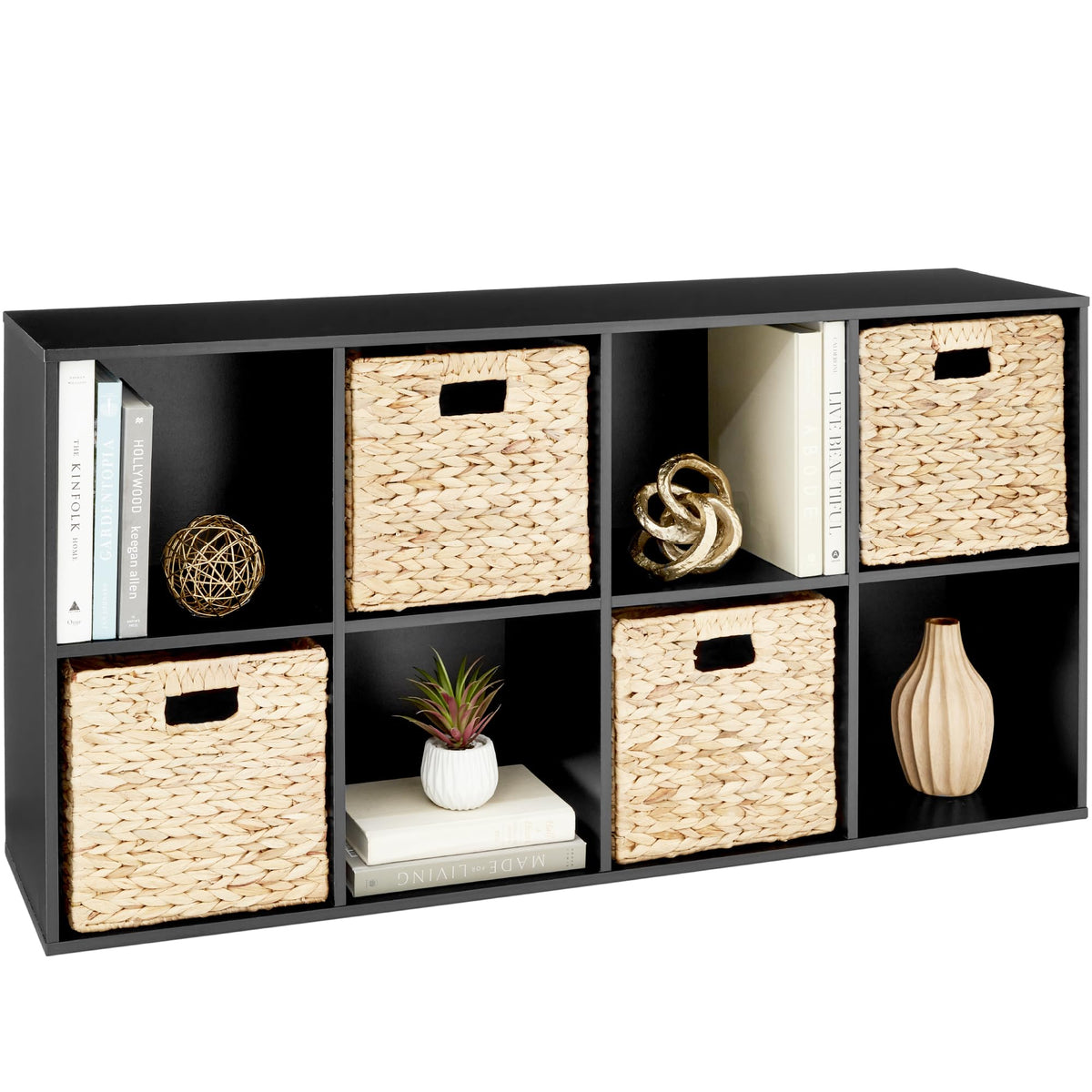 Mydepot 6 8 9 Cube Storage Organizer, Open Bookcase, Space-Saving Display Shelf with Removable Back Panels, Easy Assembly