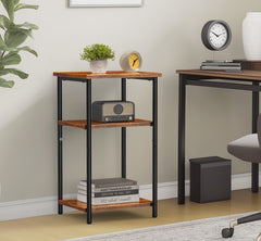 MyDepot 2 Pack Side Table, Small End Table, Tall Nightstand for Living Room, Bedroom, Office, Bathroom