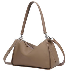 Rosvovo Genuine Leather Purses for Women, Real Leather Women's Shoulder bag Handbag Crossbody Bag Hoho bag