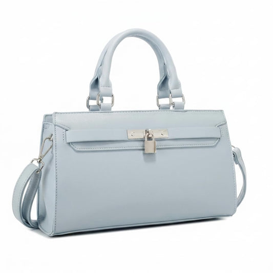 Rosvovo Genuine Leather Purse for Women with Top Handle, Leather Satchel purse Crossbody Bags Handbag with Adjustable Strap
