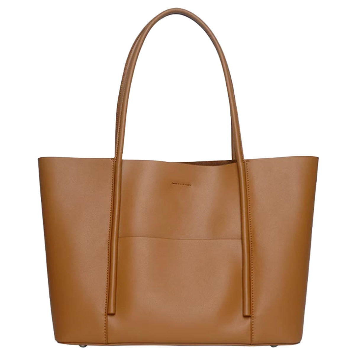 Rosvovo Genuine Leather Tote Bag for Women, Soft Purses Handbags Shoulder Fashion Top Handle Bag Large Capacity
