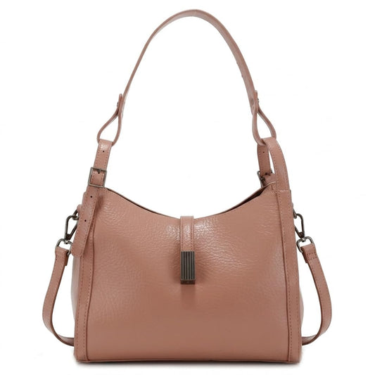 Rosvovo Genuine Leather Purses for Women, Real Leather Women's Shoulder bag Handbag Crossbody Bag Hoho bag