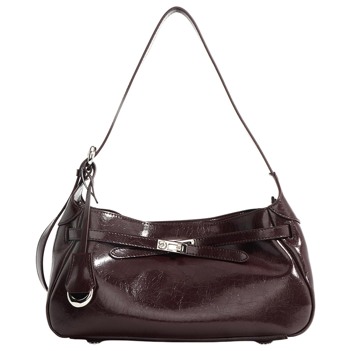Rosvovo Genuine Leather Hobo Bag for Women, Slouchy tote Bags Purse Shoulder bag