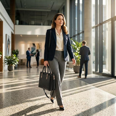 Rosvovo Laptop Bag for Women | Professional Work Tote, Large Purse, Structured Business Handbag, Office and University