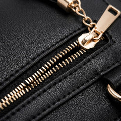 Rosvovo 336 Crossbody Bag for Women, Vegan Leather Shoulder Bag with Star Keychain & Adjustable Strap