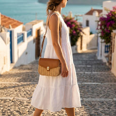 Rosvovo Straw Crossbody Bags for Women | Trendy Raffia Handbag, Adjustable Strap, Summer Vacation & Everyday Wear