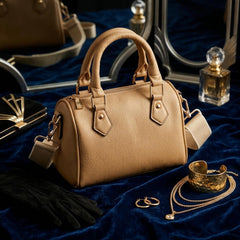 Rosvovo Genuine Leather Purses for Women, Real Leather Women's Shoulder bag Handbag Crossbody Bag Hoho bag
