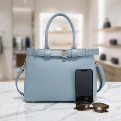 Rosvovo Leather Totes Handbag | Versatile Shoulder Bag, Women, Elegant Designer, Style Handbag, Work, Daily Use