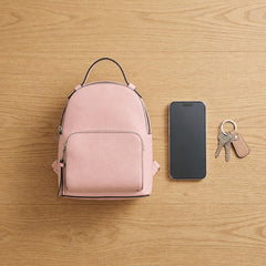 Rosvovo Mini Backpack Purse - Stylish Small Backpack for Women, Compact Pink Fashionable Daypack