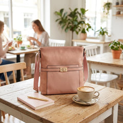 Rosvovo Genuine Leather Crossbody Bags for Women, Trendy Leather Purses Shoulder Bucket bags for women with Adjustable Strap